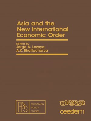 cover image of Asia and the New International Economic Order